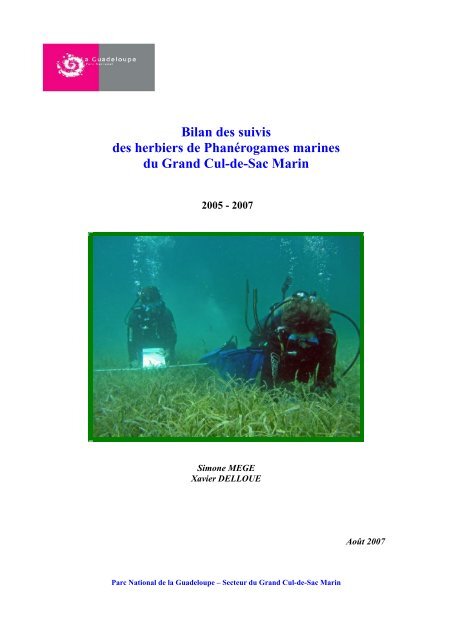 Bilan des suivis herbiers GCSM - Parc national de la Guadeloupe