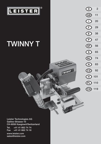 twinny t - Leister