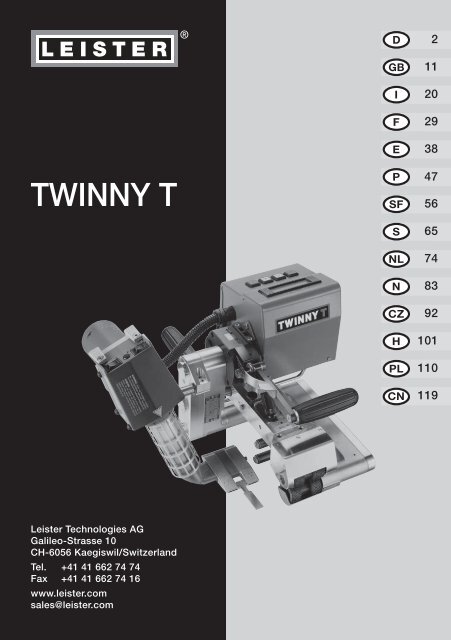 twinny t - Leister
