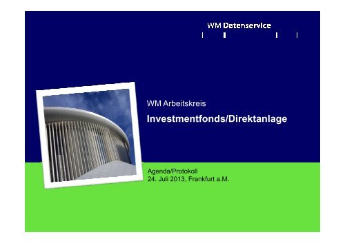 Investmentfonds/Direktanlage