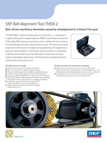 SKF Belt Alignment Tool TMEB 2 - SKF.com