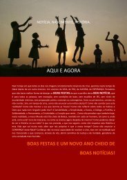 ANÚNCIO, NASCIMENTO, HISTÓRIA, AQUI E AGORA - FEC