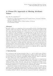 A Closest Fit Approach to Missing Attribute Values - Intelligent ...