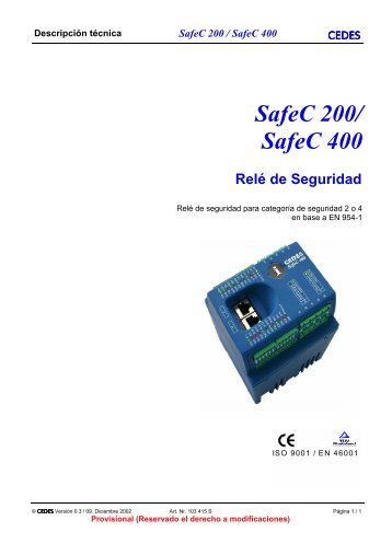 SafeC 200/ SafeC 400 - Star Automation