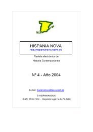 HISPANIA NOVA - NÂº 4 - AÃO 2004 - Hispania Nova - RedIRIS
