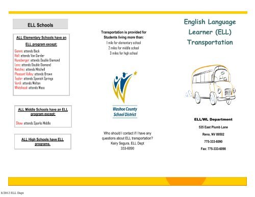 ELL - Washoe County School District