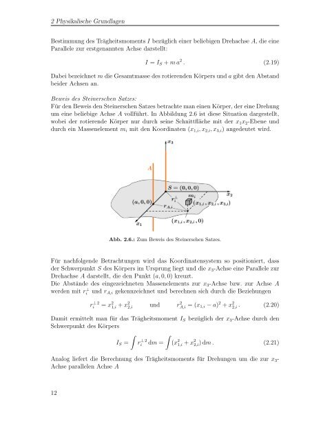 Aufbau und Gestaltung von Demonstrationsexperimenten zu ...