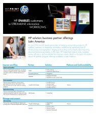 HP ENABLES customers - Solution Programs Portal - Hewlett-Packard