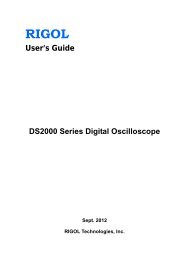 User's Guide DS2000 Series Digital Oscilloscope - Batronix