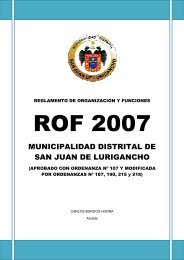 Reglamento de Organizacion y Funciones - Municipalidad de San ...