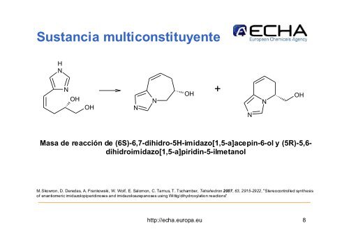 Sustancia multiconstituyente - Europa