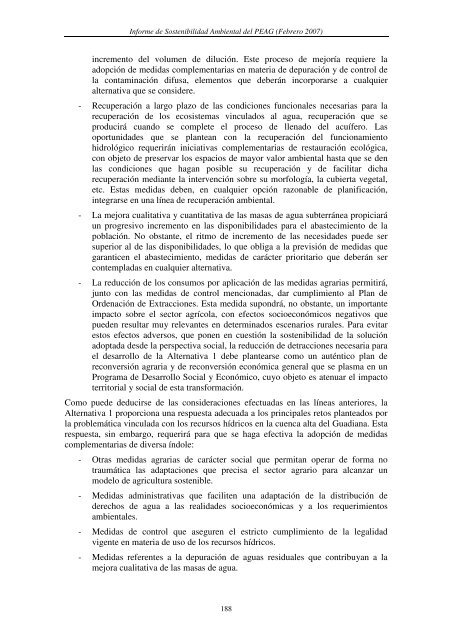 Informe de Sostenibilidad Ambiental - ConfederaciÃ³n HidrogrÃ¡fica ...