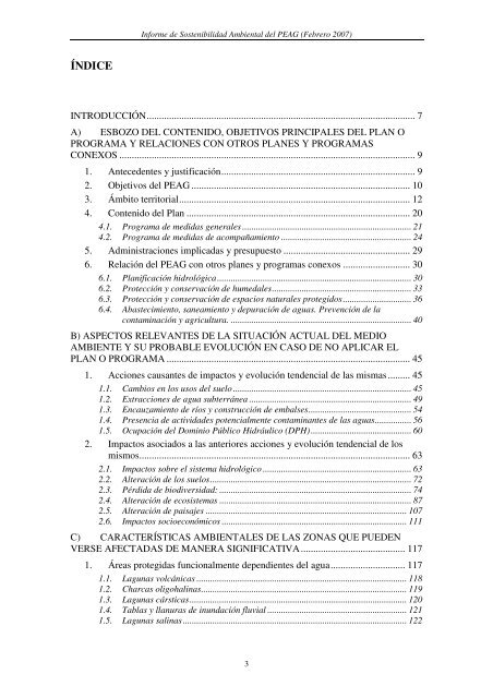 Informe de Sostenibilidad Ambiental - ConfederaciÃ³n HidrogrÃ¡fica ...