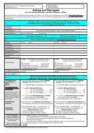 Antragsformulare Elterngeld, Stand 05/2013 - Der FamilienAtlas