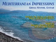 Download Mediterranean Impressions CD Full-Color Digital Booklet