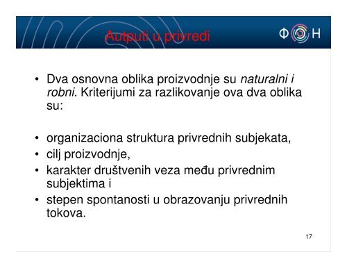 4. - Ekonomija - Fakultet organizacionih nauka