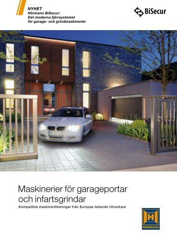 Maskinerier för garageportar och infartsgrindar - Garageportexperten