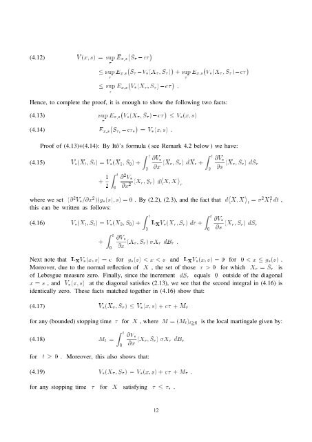 inequality for geometric Brownian motion