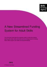 A New Streamlined Funding System for Adult Skills â June ... - ukipg