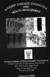 v - Central Institute of Brackishwater Aquaculture