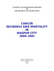 cancer incidence and mortality in nagpur city 2000-2004
