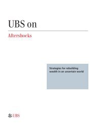 UBS on Aftershocks_v2.indd - Online Services - UBS