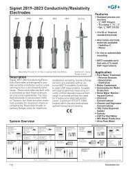 Signet 2819-2823 Conductivity/Resistivity Electrodes - Peterss