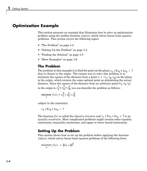 What Is Optimization Toolbox?