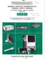 Altec_1976_part1 - Preservation Sound