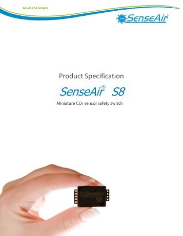 SenseAir S8 - Sensors Tecnics, Honeywell