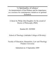 Introductory notes for readers of this thesis - Theses - Flinders ...