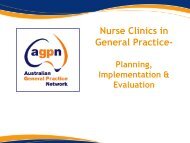 Nurse Clinics in General Practice- Planning Implementation ... - APNA