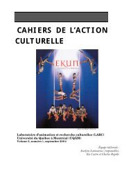 cahiers de l'action culturelle - Animation et recherche culturelles ...