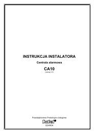 CA-10 instrukcja instalatora - Satel