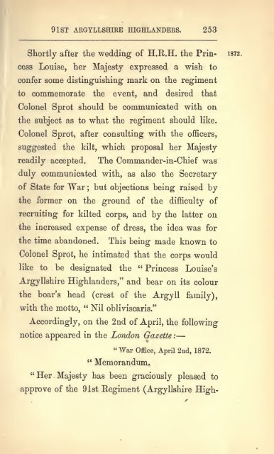 Historical records of the 91st Argyllshire ... - waughfamily.ca