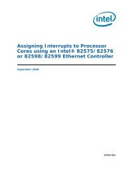 Assign Interrupts to Processor Cores on IntelÂ® Ethernet Controller ...