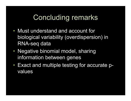 Analysis of genome-scale count data in Bioconductor