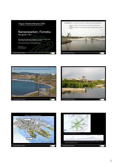 2009 Gylseth Nansenparken, Fornebu.pdf - FAGUS
