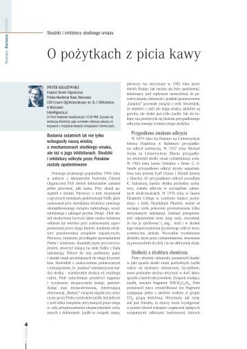 O pożytkach z picia kawy - Portal Wiedzy PAN - Polska Akademia ...