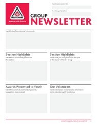 Newsletter Template - Scouts Canada