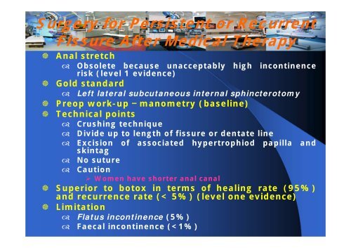 Management of Rectal Prolapse, and Common Anorectal Conditions