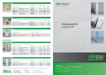 Dachbaustoffe & Baustoffe - vliepa GmbH