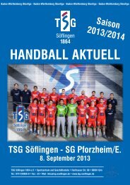 HandBall akTUEll - TSG Söflingen