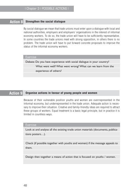 Ten Trade Union Actions - Inclusive Cities