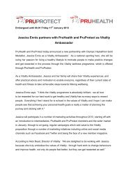 Jessica Ennis partners with PruHealth and PruProtect as Vitality ...