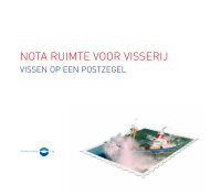 Nota ruimte voor visserij - vissen op een postzegel - Productschap vis