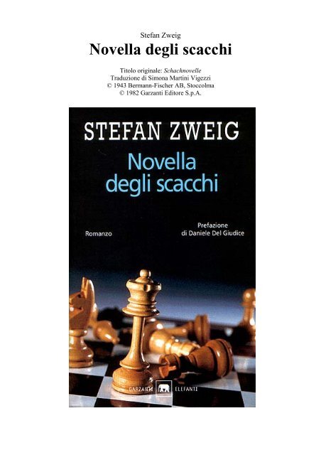 Zweig-Novella Degli Scacchi