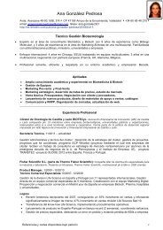 Curriculum Vitae MartÃ­n G. MÃ­guez - SEBBM