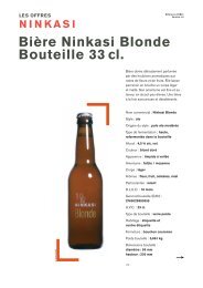 Fiche produit Blonde bouteille 33cl - Ninkasi