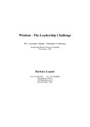 Wisdom - The Leadership Challenge - Faulkner University - Home